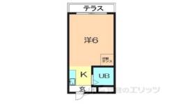 コーポ平城間取り図面