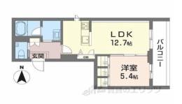 シャーメゾン　カルム光月間取り図面