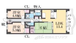 ライオンズマンション上桂間取り図面