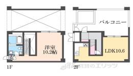 シャンブル杭瀬間取り図面
