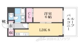 サンコート東難波間取り図面
