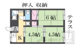 グリーンハイツ富雄間取り図面