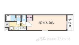 フラッティ西院プレミア間取り図面
