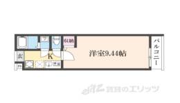 フラッティ西院プレミア間取り図面