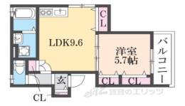 クリエオーレ大物町間取り図面