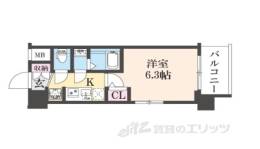 エステムコート京都千雅邸間取り図面