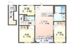 ＣｏｌｚａＴｅｒｒａｃｅ神楽間取り図面