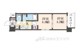 エステムコート京都千雅邸間取り図面