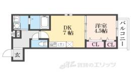 フジパレス吉田ノース間取り図面