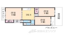 PALMIZIO瓢箪山間取り図面