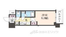エステムコート京都千雅邸間取り図面