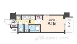 エステムコート京都千雅邸間取り図面
