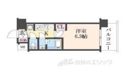 エステムコート京都千雅邸間取り図面