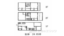 中京区中之町貸店舗間取り図面