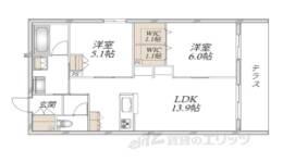 ラ・ポーズ長岡京間取り図面