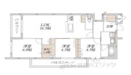 ラ・ポーズ長岡京間取り図面