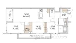ラ・ポーズ長岡京間取り図面