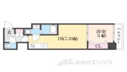 THE GARNET SUITE RESIDENCE京都駅南間取り図面