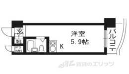 朝日プラザ高瀬川間取り図面