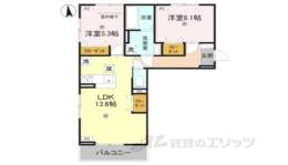 ボヌール斑鳩間取り図面