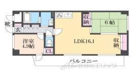 シティホームズ生駒駅前間取り図面