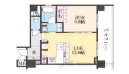 リーガル京都御所西５間取り図面