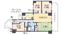コスモ守山間取り図面