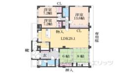 クレール西町（南館）間取り図面