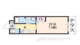 ＬＥＩ　ＣＯＵＲＴ椥辻１間取り図面