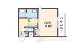 ＬＥＩ　ＣＯＵＲＴ椥辻１間取り図面