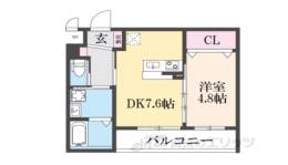 ＬＥＩ　ＣＯＵＲＴ椥辻１間取り図面
