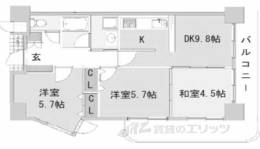 グランドール浜大津間取り図面