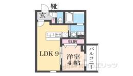 パロス瓢箪山ラドノルテ間取り図面
