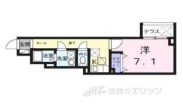 ヒカルサ京都伏見深草間取り図面