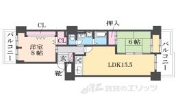 シャルマンコーポ伊丹２号棟間取り図面