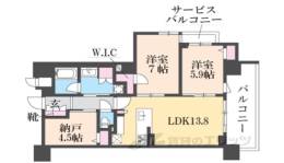 ユニハイム京都七条通り間取り図面