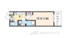 仮）京大北Ⅷ間取り図面