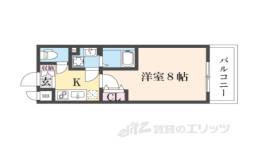 仮）京大北Ⅷ間取り図面