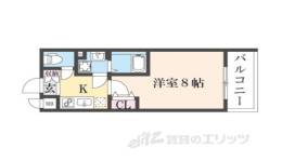 仮）京大北Ⅷ間取り図面