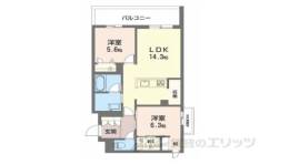 シャーメゾン　ブルーム　楠葉間取り図面