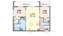 シャーメゾン　ブルーム　楠葉間取り図面