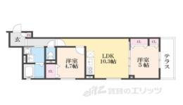 ラモーナ諸福３間取り図面