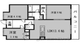 ﾗｲｵﾝｽﾞﾏﾝｼｮﾝ京都淀A棟間取り図面