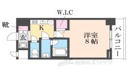 エステムコート京都西院間取り図面