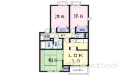 ヴィラアンソレイエ間取り図面