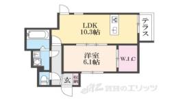 嵯峨北堀町共同住宅間取り図面
