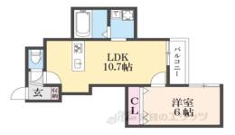 嵯峨北堀町共同住宅間取り図面