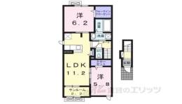 クレメント公文名１間取り図面