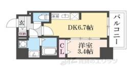 ファステート京都東寺フェイブ間取り図面