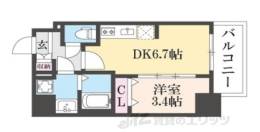 ファステート京都東寺フェイブ間取り図面